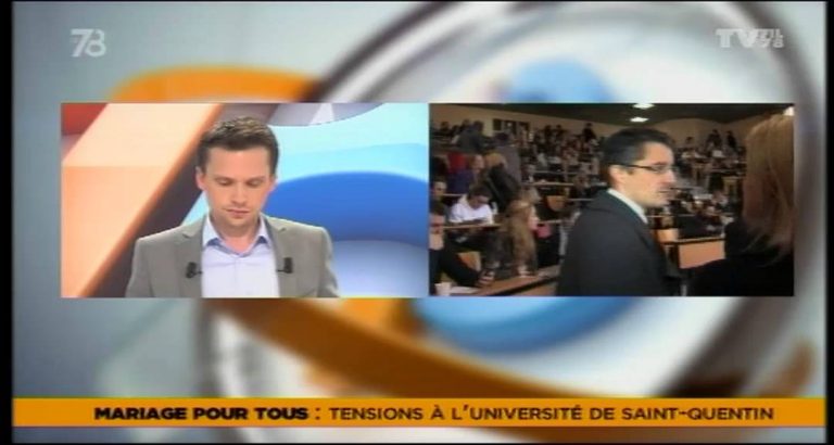 Le 7/8 – Le rapporteur de la loi sur le &lsquo;Mariage pour Tous&rsquo; à l&rsquo;UVSQ