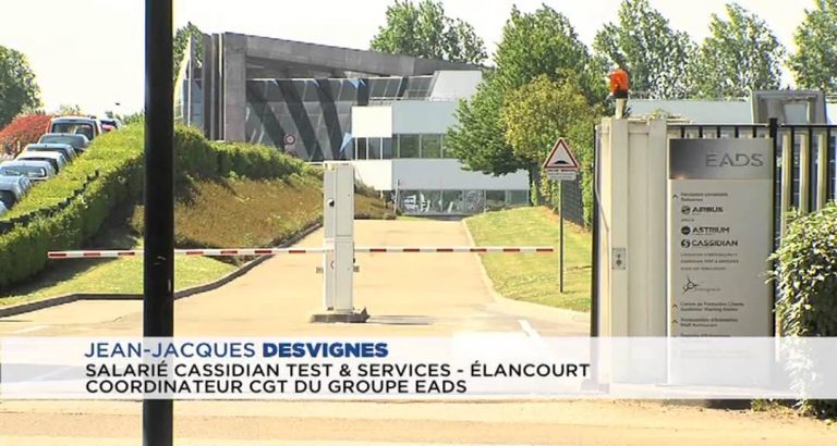 L’Actu – Des salariés de Cassidian à Elancourt mobilisés