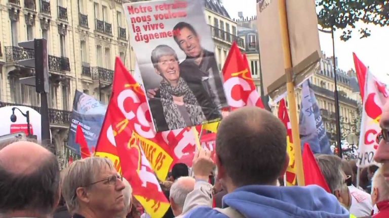Mobilisation en faveur des retraites