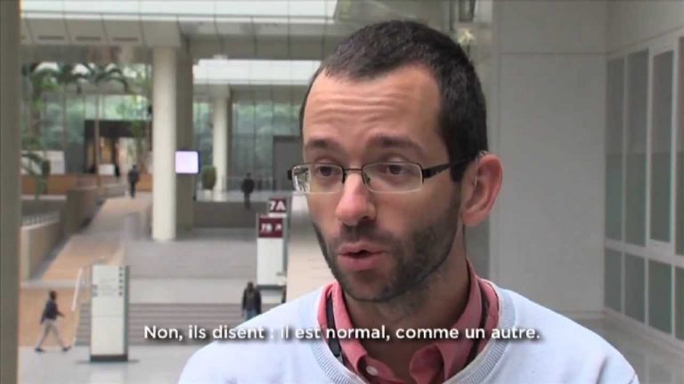 Xavier Behnert, capitaine de l’équipe de France de volley pour les sourds
