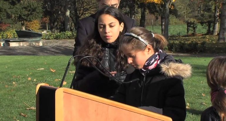 Armistice, les plus jeunes lisent les lettres des ‘Poilus’