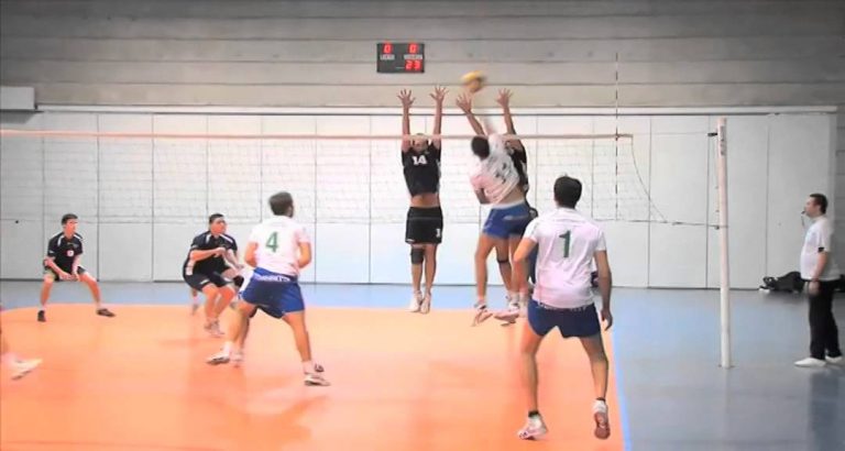 Bastien Lespinasse, jeune joueur prometteur de volley