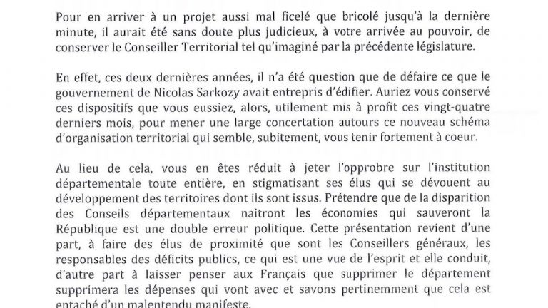Pierre Bédier tacle sévèrement la réforme territoriale
