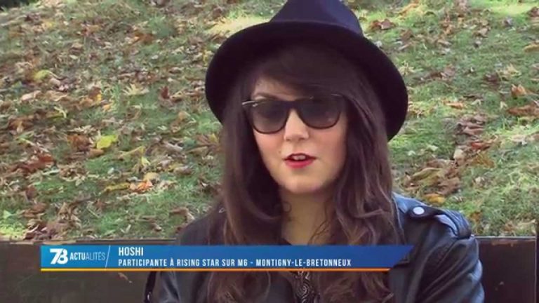 Hoshi, une Ignymontaine, sur le plateau de Rising Star