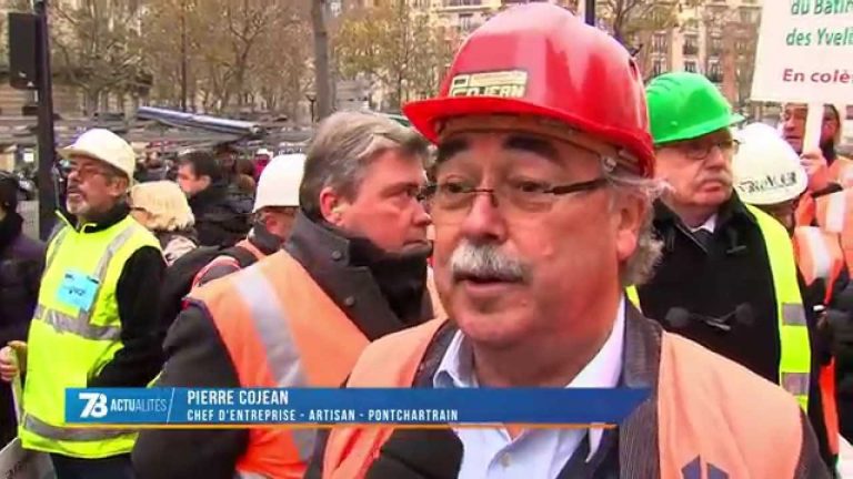 Manifestation : les patrons Yvelinois dans la rue
