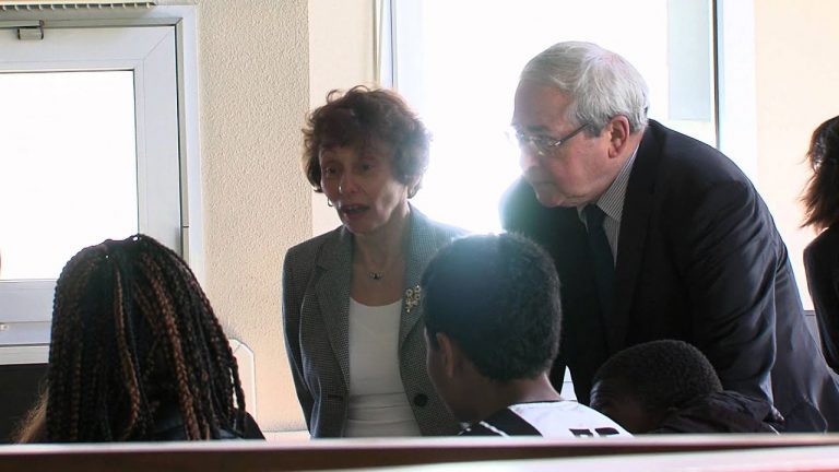 Visite de Jean-Paul Huchon à Trappes