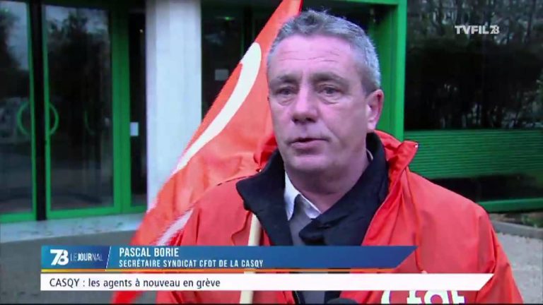 CASQY : les agents à nouveau en grève