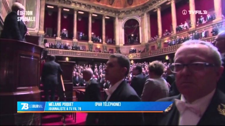 Attentats : le congrès vient de se réunir à Versailles