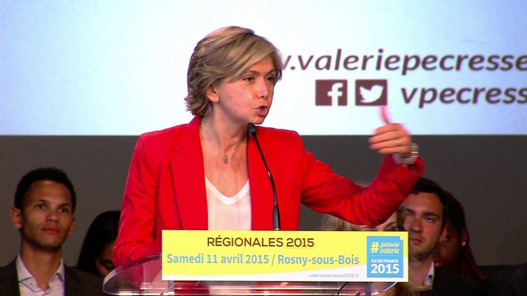 Régionales 2015 : succès en demi-teinte de Valérie Pécresse pour le premier tour