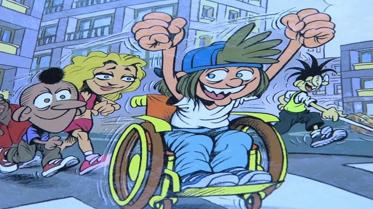 Société : un héros de BD en situation de handicap