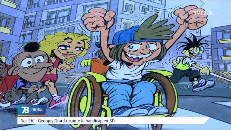 Georges Grard raconte le handicap en BD