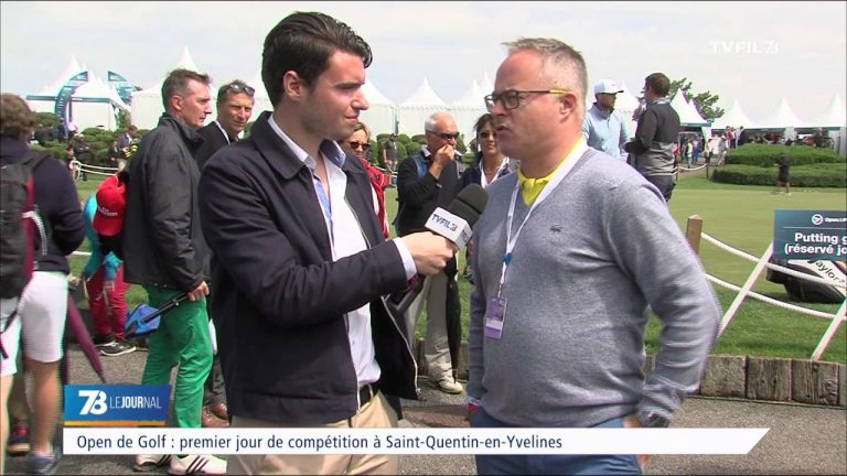 Open de golf : premier jour de compétition à Saint-Quentin-en-Yvelines