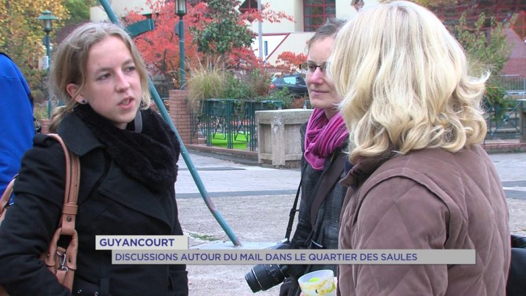 Guyancourt : discussions autour du Mail dans le quartier des Saules