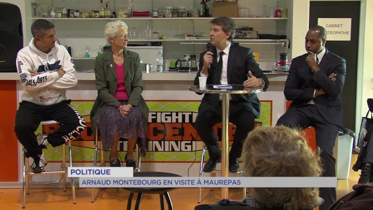 Politique : Arnaud Montebourg en déplacement dans les Yvelines