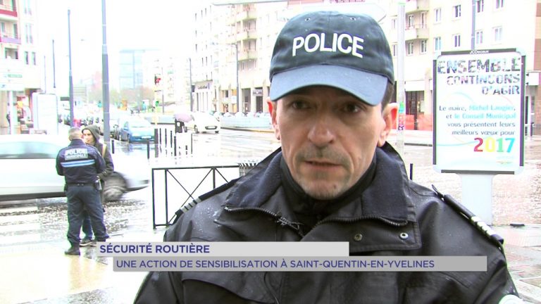 Sécurité routière : action de sensibilisation à SQY