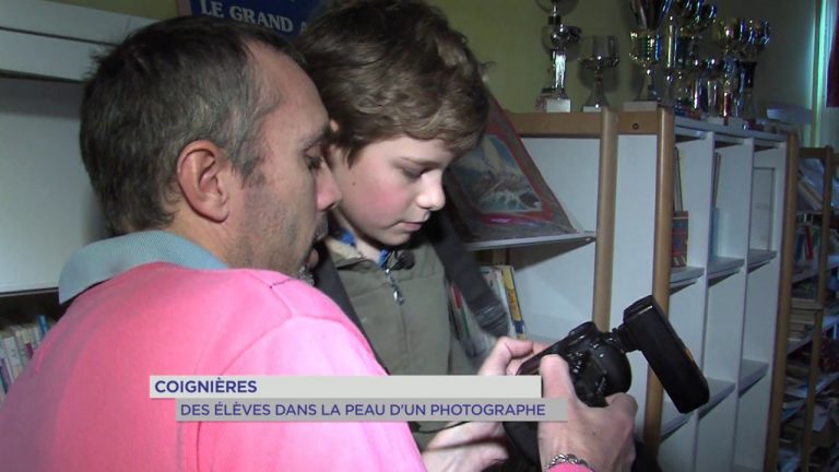 Coignières : des élèves dans la peau d’un photographe professionnel
