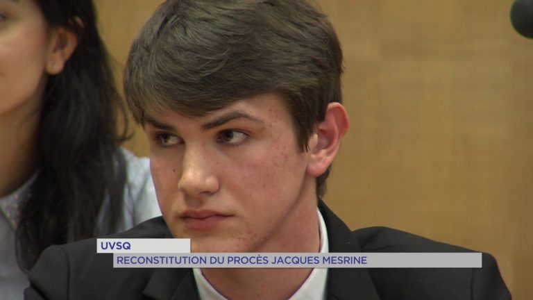 UVSQ : Reconstitution du procès de Jacques Mesrine au tribunal de Versailles