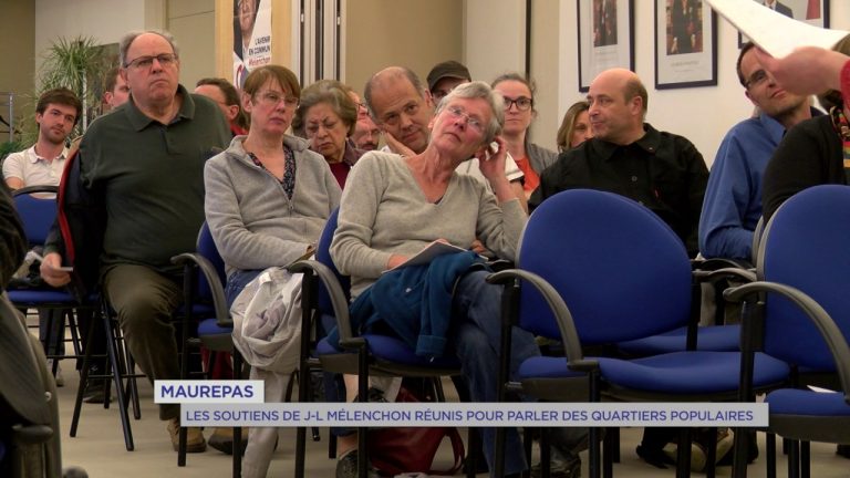 Maurepas : les soutiens de Jean-Luc Mélenchon évoquent les quartiers populaires