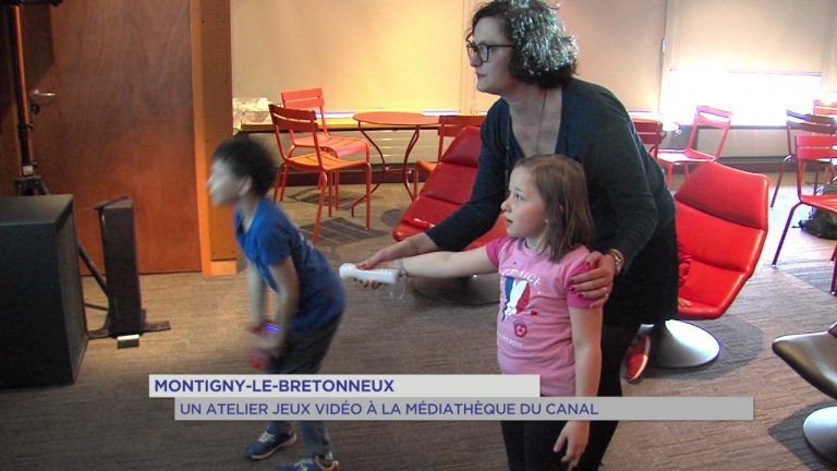 Montigny-le-Bretonneux : atelier jeux vidéos à la médiathèque du canal