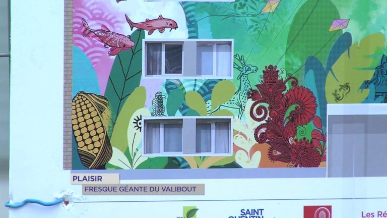 Plaisir : une fresque géante au Valibout