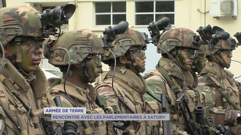 Armée de terre : Rencontre avec les parlementaires à Satory