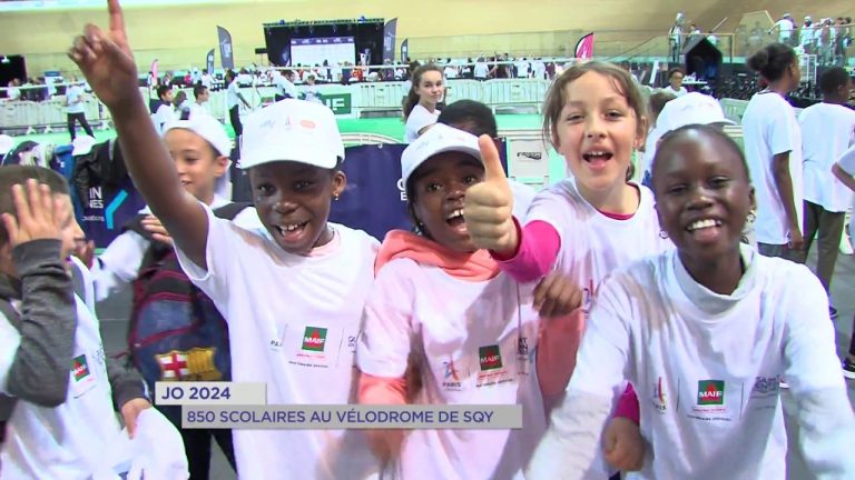 JO 2024 : 850 élèves au Vélodrome de SQY