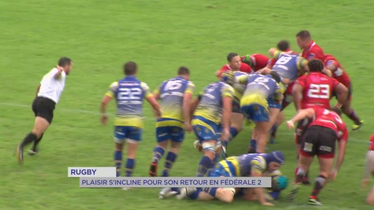 Rugby : Plaisir s’incline pour son retour en Fédérale 2