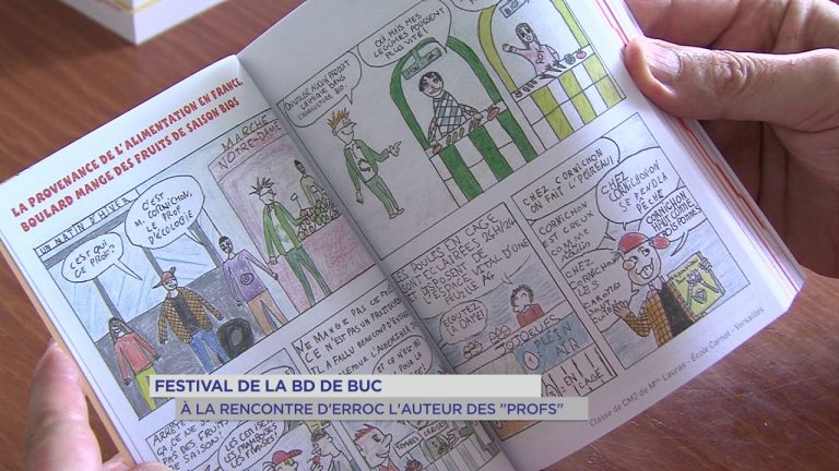 Festival de la BD de Buc : à la rencontre d’Erroc l’auteur des ‘ Profs ‘