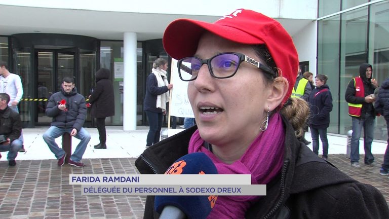 Sodexo : mobilisation devant le siège de l’entreprise à Guyancourt