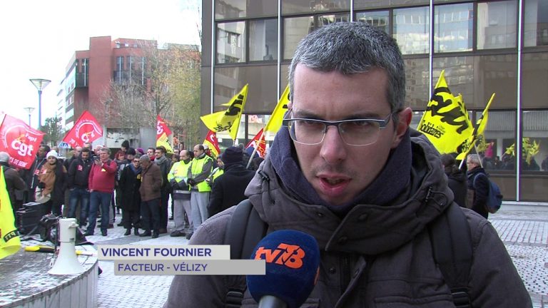 Social : mobilisation à la poste de Guyancourt