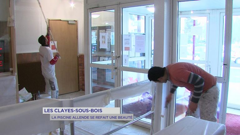 Les Clayes-sous-Bois : la piscine Allende se refait une beauté