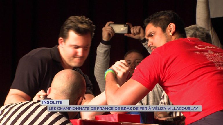 Insolite : championnat de France de bras-de-fer à Vélizy