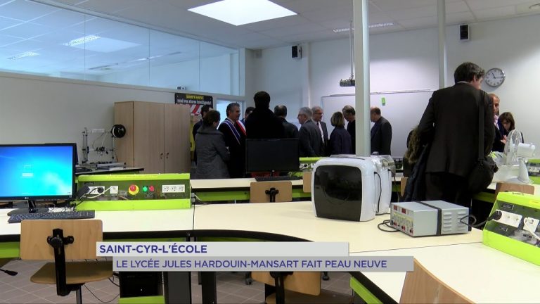 Lycée ‘Mansart’ : inauguration à Saint-Cyr-l’Ecole