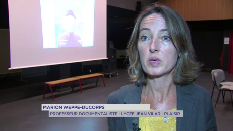 Plaisir : l’écrivain Thomas B. Reverdy rencontre des lycéens