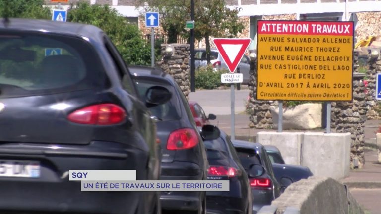 SQY : Un été de travaux sur le territoire