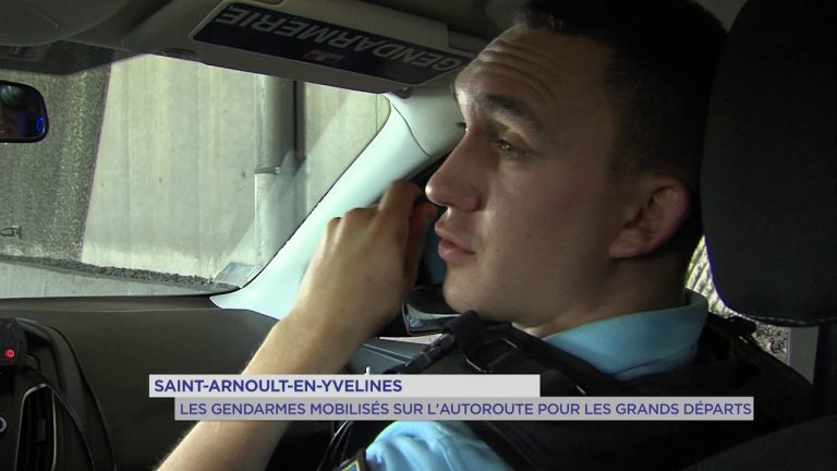 Saint-Arnoult-en-Yvelines : Les gendarmes mobilisés sur l’autoroute pour les grands départs