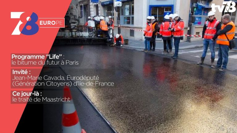 7/8 Europe. Programme Life, traité de Maastricht et rencontre avec Jean-Marie Cavada, euro-député