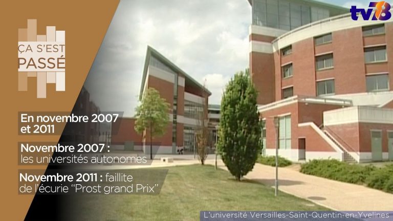 Ça s’est passé… en novembre 2007 et 2001