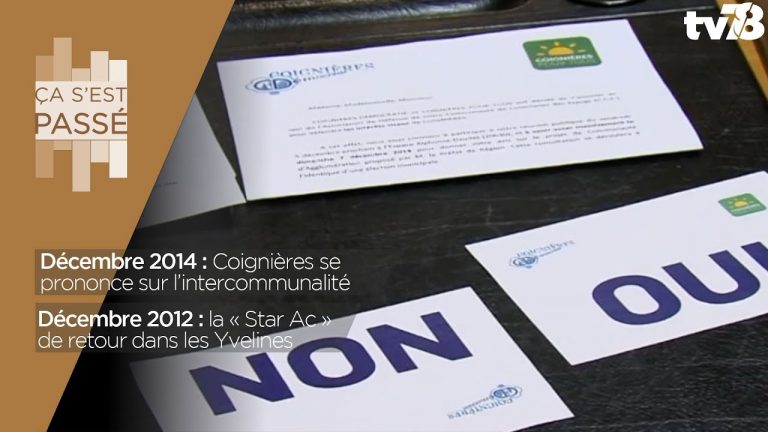 Ça s’est passé… en décembre 2014 et en décembre 2012