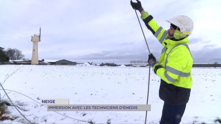 Yvelines | Neige : immersion avec les techniciens d’Enedis