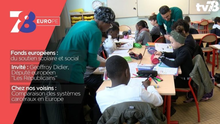 7/8 Europe. fonds européens pour le soutien scolaire et rencontre avec Geoffroy Didier (LR)