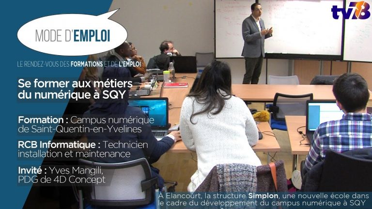 Mode d’emploi. se former aux métiers du numérique à SQY
