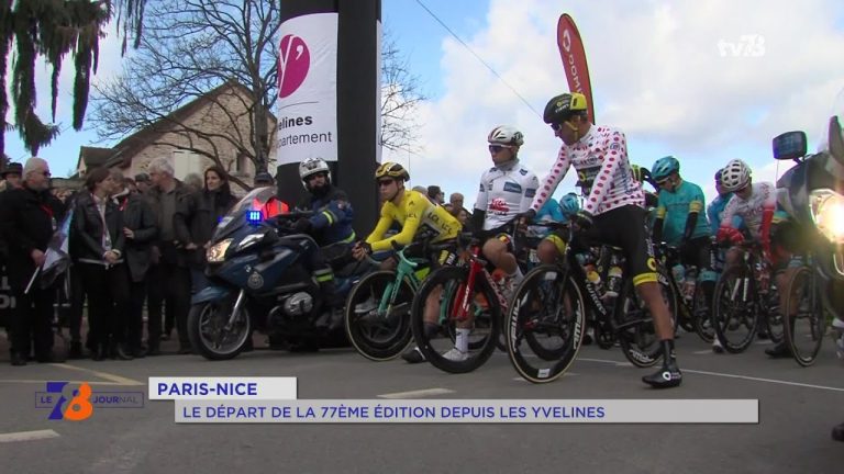 Sport : Départ du Paris-Nice à Saint-Germain-en-Laye