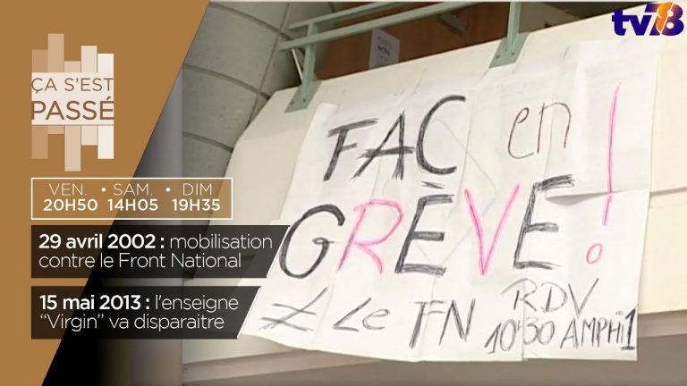 Ça s’est passé… manifestation contre le FN en 2002 et fermeture du Virgin en 2013
