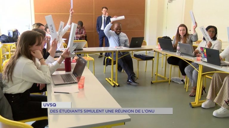 Yvelines | UVSQ : Des étudiants simulent une réunion de l’ONU