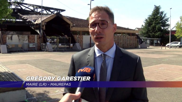 Yvelines | L’incendie de la Halle du marché de Maurepas