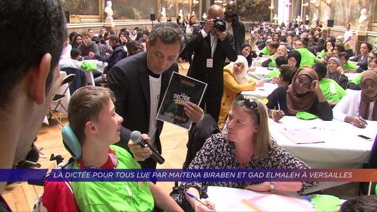 Yvelines | La dictée pour tous lue par Maitena Biraben et Gad Elmaleh à Versailles