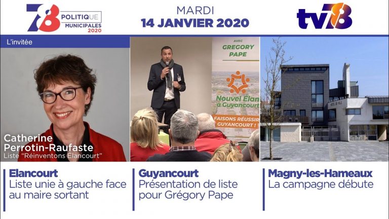 7/8 Politique. Emission du mardi 14 janvier 2020