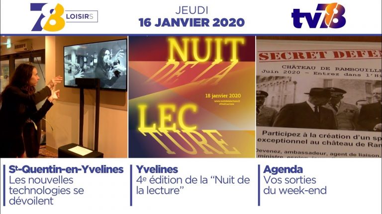 7/8 Loisirs. Edition du jeudi 16 janvier 2020