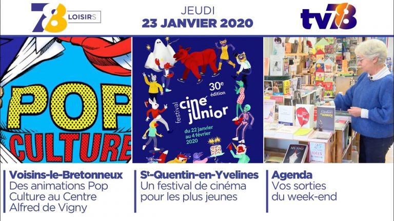 7/8 Loisirs. Emission du jeudi 23 janvier 2020